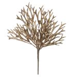 Galho Natalino Chifre Veado Dourado 32cm