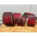 Fita Xadrez Para Decoração De Natal Laços E Arvores