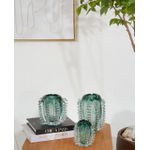 Vaso Decorativo Vidro Murano Verde 23cm Verde