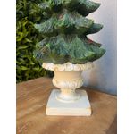 Árvore Decor Resina Verde Berry Vermelho Estrela Luxo Natal