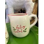 Jogo Açucareiro E Leiteira Frases Natal Decoração Natal Colorido