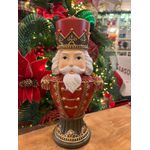 Decoração Natal Quebra Nozes 30cm Vermelho Tok Da Casa