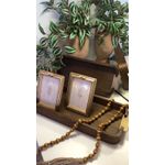 Bandeja Em Mdf E Alça Em Metal Mart G 52cm Marrom