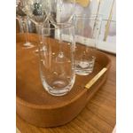 Bandeja Decoração Croco Com Alça Metal Dourada 50cm Camurça