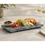 Bandeja Decorativa Lavabo Banheiro 30cm Em Mármore Verde