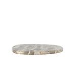 Bandeja Decorativa Oval De Mármore Para Servir Decorar
