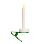 Jogo com 2 Velas com Clips Pendurar Decoração Natal