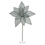 Flor De Natal Bico De Papagaio Grande Verde Claro Cinza