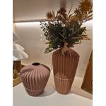 Vaso Decorativo Porcelana 26cm Terracota