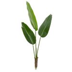 Arvore Bananeira De Jardim Real Toque Verde 1,2m Verde