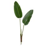 Arvore Bananeira De Jardim Real Toque Verde 1,2m Verde