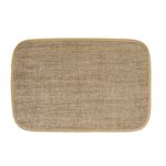 Kit 4 Jogo Americano Juta Com Pu Bege 30x45cm