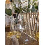 Vaso Vidro Decorativo Transparente 39cm