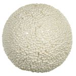 Jogo De 3 Bolas De Natal Berry Branco 10cm