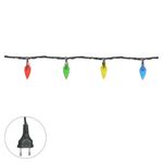 Cordão De Luzes Coloridas 20 Metros 200 Leds Luz Fixa Natal