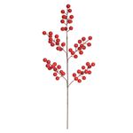 Galho Natalino Berry Vermelho 50 cm