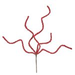 Galho Natalino Berry Perola Vermelho 50cm Vermelho
