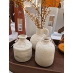 Vaso Decorativo Porcelana Off White Luma 2 10,9cm