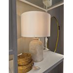 Abajur Decorativo em Cerâmica Bivolt Off White Natural 56cm