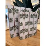Jogo De Caixas Decorativas Mdf e Pu Coqueiros 2pcs