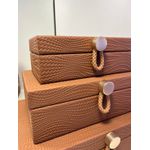 Caixa Decorativa Mdf Com Revestimento Em Pu 30cm Entrecasa