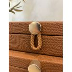 Caixa Decorativa Mdf Com Revestimento Em Pu 30cm Entrecasa
