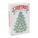 Caixa Livro Pinheiro Natal Christmas Tok Da Casa Branco