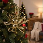 Galho Decorativo Natal Ponteira Arvore Decoração Natal 45cm