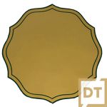 Jogo Americano Nylon Amarelo Com Bordado Verde
