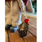 Papai E Mamãe Noel Em Pé Casal 45cm Enfeite Luxo Decor Natal