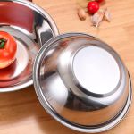 Conjunto de Tigelas Aço Inox Saladeiras 5Pcs 