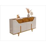 Aparador Buffet Danúbio Off White/Cinamomo Bechara