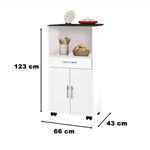 Balcão Classic/Amsterdam Branco Marmorizado Passe Bem