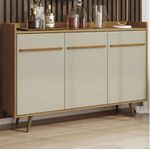 Aparador Buffet Quartzo Cinamomo/Off White Bechara