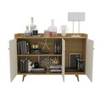 Aparador Buffet Quartzo Cinamomo/Off White Bechara