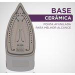 Ferro de Passar Roupa a Vapor Black Decker Branco/Roxo 127v