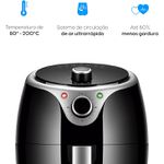 Fritadeira Air Fryer 3,5L Elgin Preto 127V