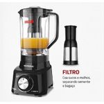 Liquidificador Mondial Turbo Power Preto L900w 127v
