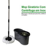 Mop Giratório Balde 9 Litros Inga Mor