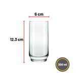 Jogo de Copos Ligths 6 Peças 300ML Fermabel