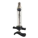 Seringa/Vacinador 10ml com Regulador de Dosagem e Bico Luer Lock em Inox