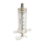 Seringa/Vacinador 50ml com Bico Luer Lock em Inox – Corpo em Policarbonato