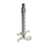 Seringa/Vacinador de 5ml com Bico Luer Lock em Inox - Corpo em Policarbonato
