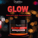 Máscara Glow Auto Aquecimento Duetto Professional 300g