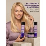 Kit Home Care Intensificador Cabelos Loiros E Grisalhos Duetto 