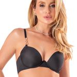 30187 - Conjunto Push Up. Calcinha fio. - Preto