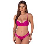 17826 - Conjunto Push Up. Calcinha fio. - Jaipur - 3890