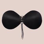 23903 - Sutiã aderente lace up - Preto
