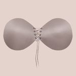 23904 - Sutiã aderente lace up - Marrom