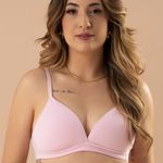 31064 - Conjunto triangulo com bojo. Calcinha clássica. - Rosa